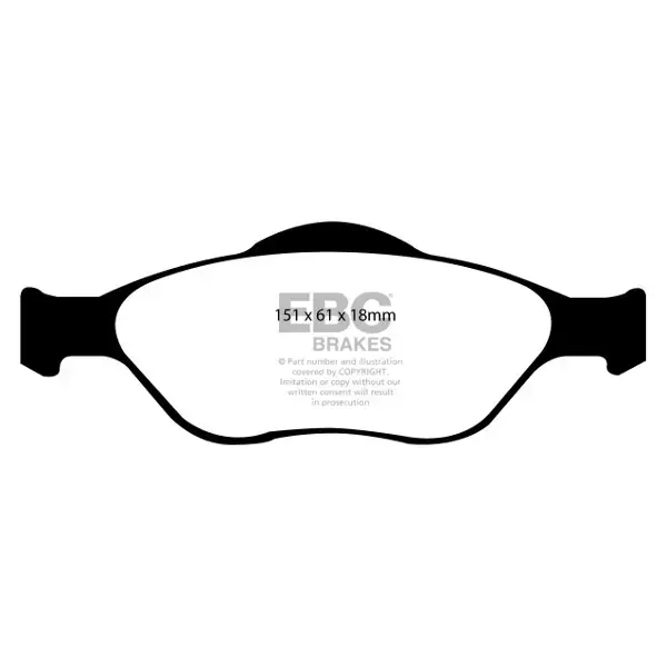 EBC Green Stuff High Performance Brake Pad Set