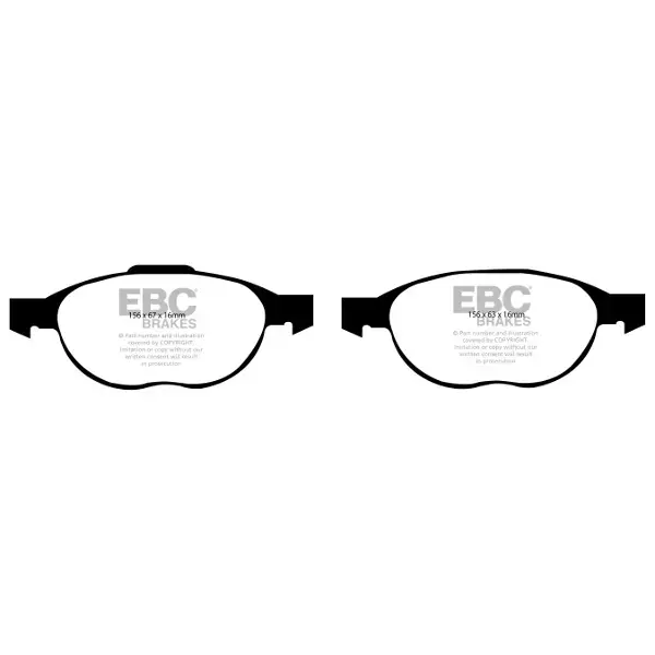 EBC Green Stuff High Performance Brake Pad Set