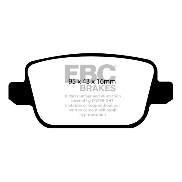 EBC Green Stuff High Performance Brake Pad Set