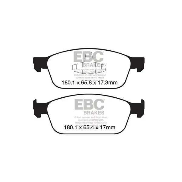 EBC Blue Stuff High Performance Brake Pad Set