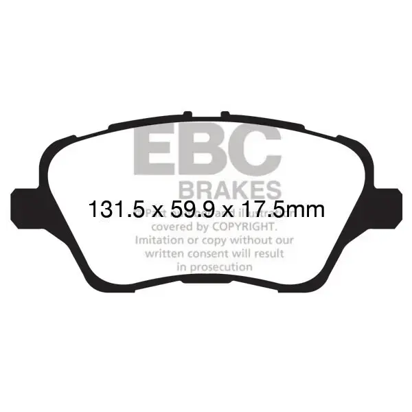 EBC Green Stuff High Performance Brake Pad Set