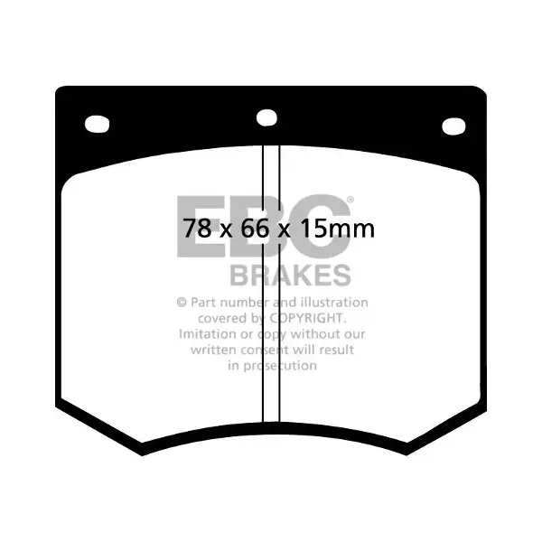 EBC Green Stuff High Performance Brake Pad Set