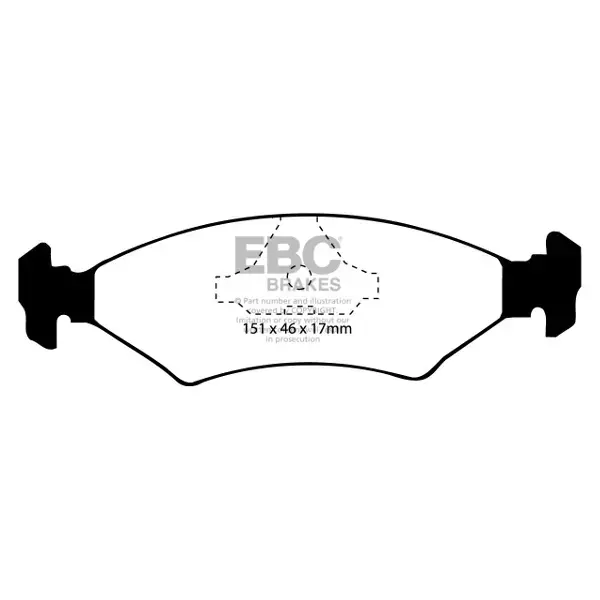 EBC Yellow Stuff High Performance Brake Pad Set