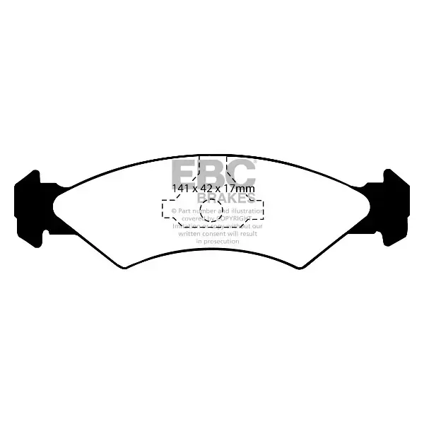 EBC Green Stuff High Performance Brake Pad Set