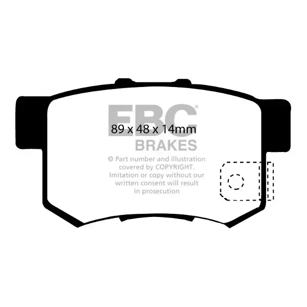 EBC Green Stuff High Performance Brake Pad Set