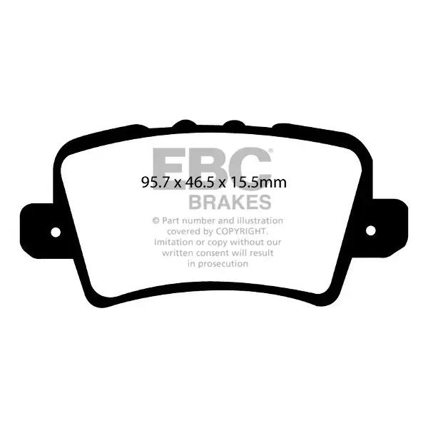 EBC Red Stuff High Performance Brake Pad Set