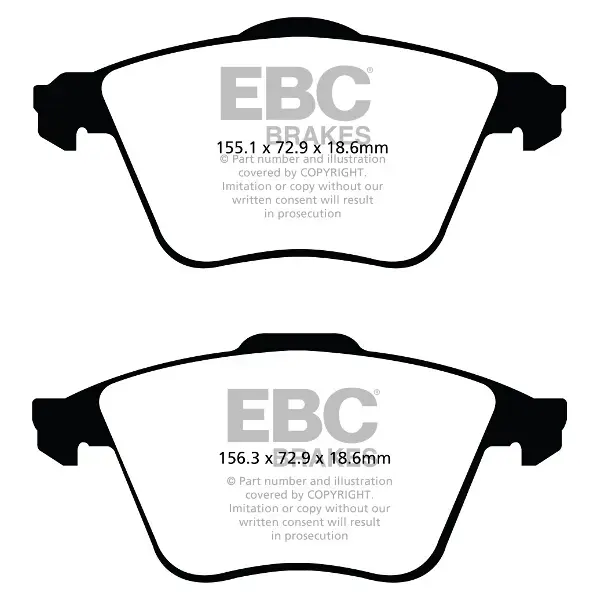 EBC Red Stuff High Performance Brake Pad Set