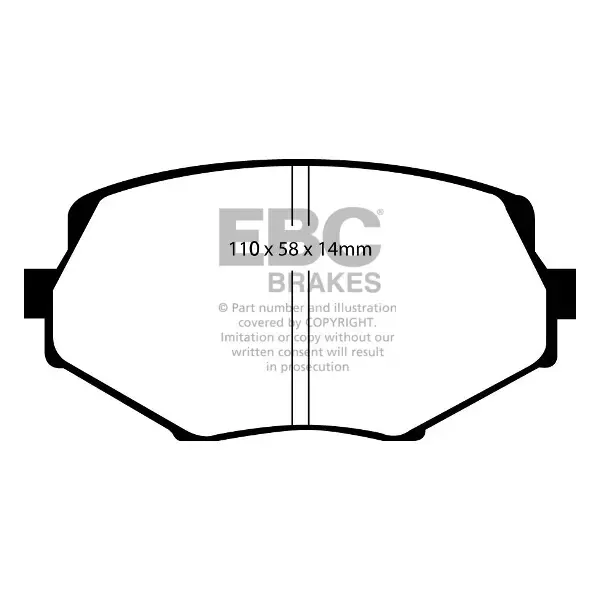 EBC Green Stuff High Performance Brake Pad Set