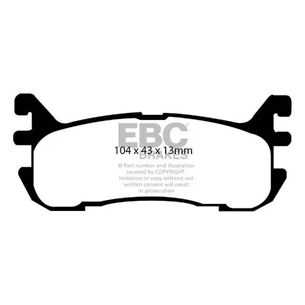 EBC Green Stuff High Performance Brake Pad Set