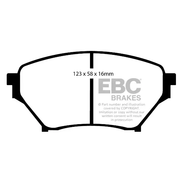 EBC Green Stuff High Performance Brake Pad Set