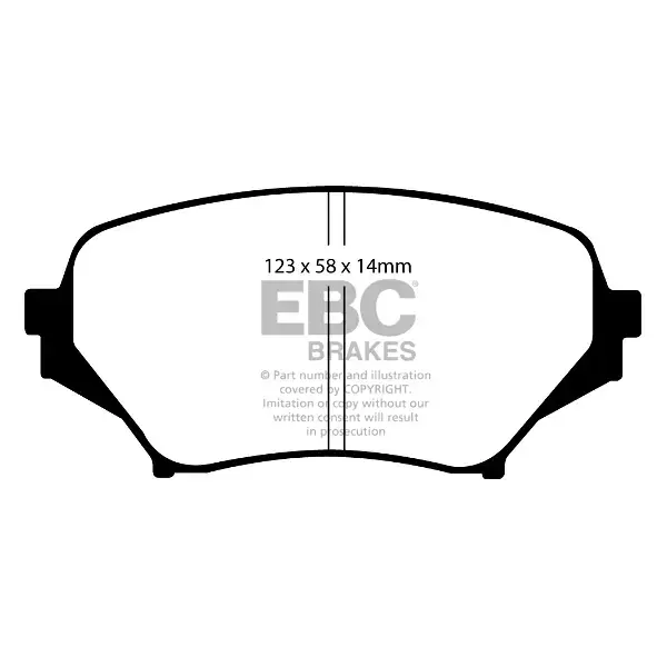 EBC Yellow Stuff High Performance Brake Pad Set