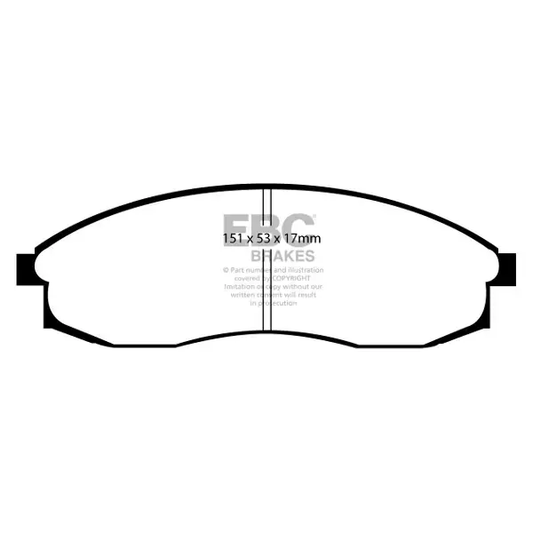 EBC Green Stuff High Performance Brake Pad Set