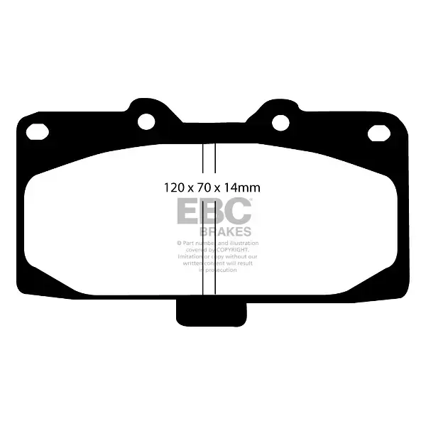 EBC Yellow Stuff High Performance Brake Pad Set