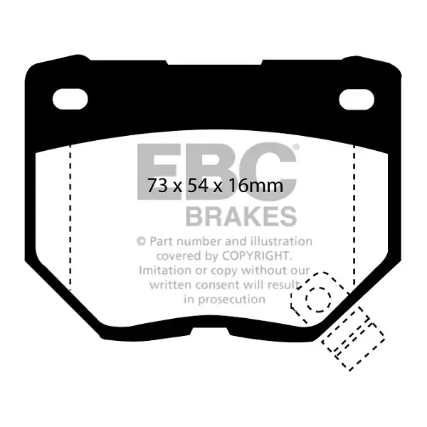 EBC Yellow Stuff High Performance Brake Pad Set