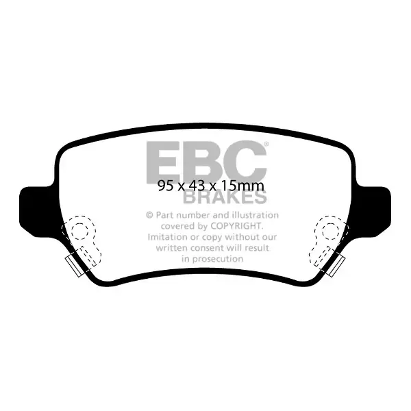 EBC Yellow Stuff High Performance Brake Pad Set