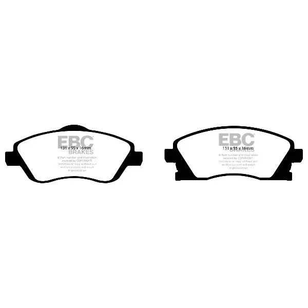 EBC Green Stuff High Performance Brake Pad Set