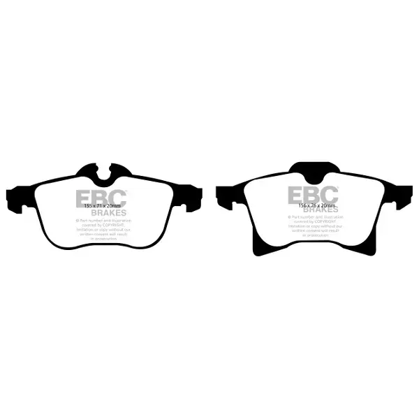 EBC Green Stuff High Performance Brake Pad Set