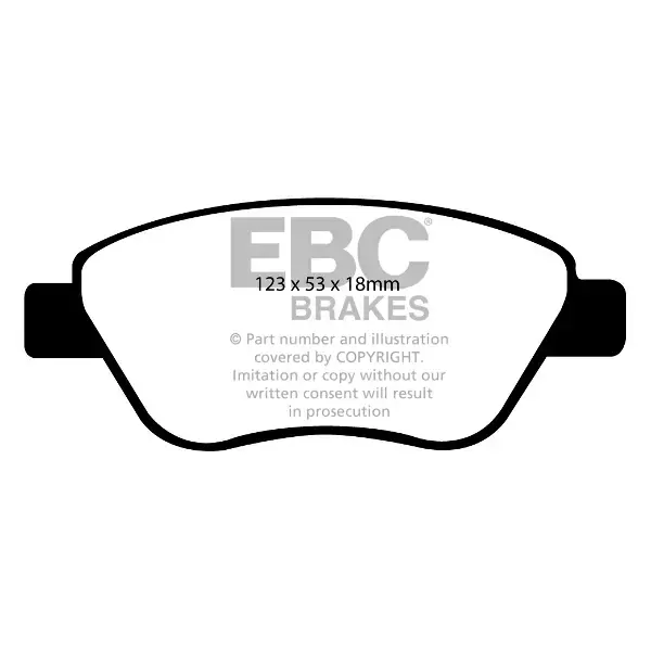 EBC Green Stuff High Performance Brake Pad Set