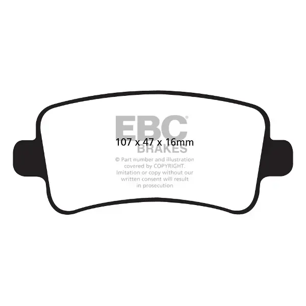 EBC Red Stuff High Performance Brake Pad Set