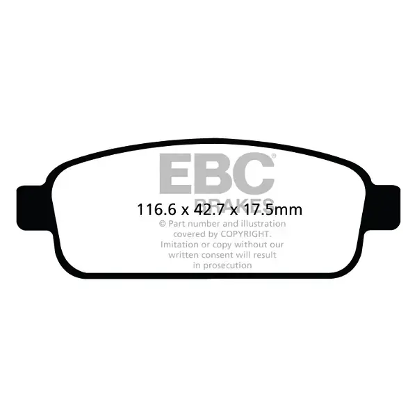 EBC Yellow Stuff High Performance Brake Pad Set