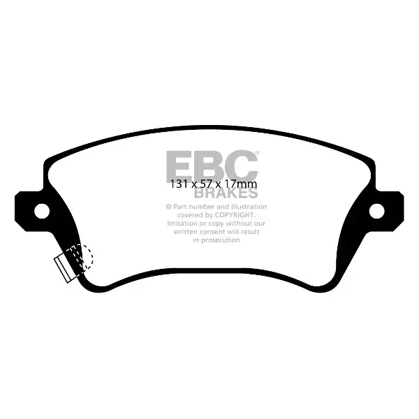 EBC Yellow Stuff High Performance Brake Pad Set