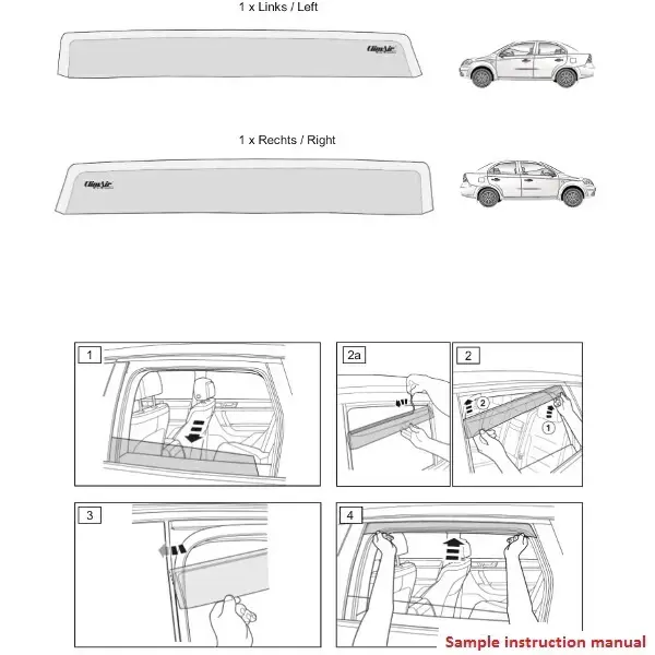 ClimAir Rear Pair Smoked