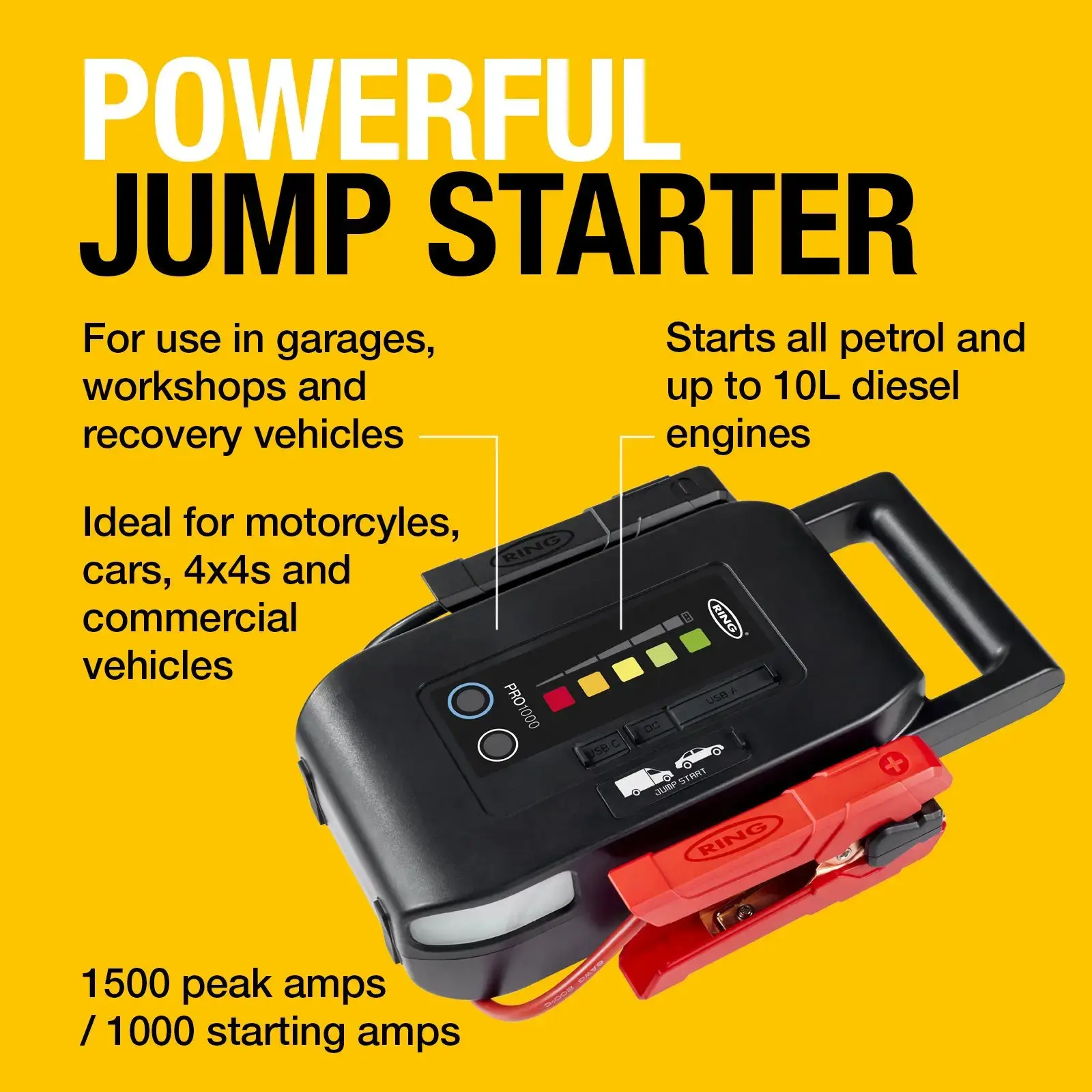 Ring Auto RPPL1000 Jumpstart PRO 1000
