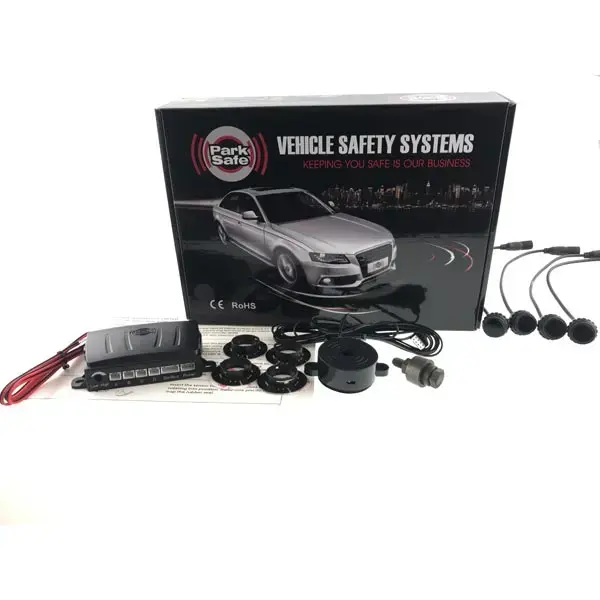 Park Safe 4pc OEM Flush Mount Parking Sensor Kit (Front) - Matt Black