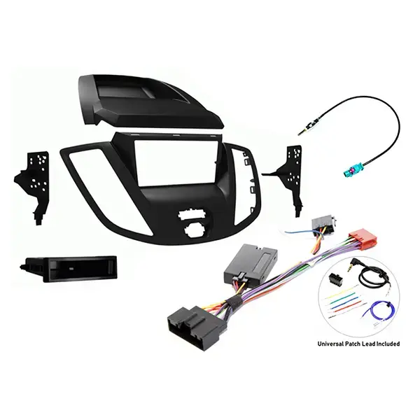 null 
Ford Transit (2013-2018) Single/Double DIN stereo upgrade fitting kit (WITHOUT DISPLAY) DARK GREY