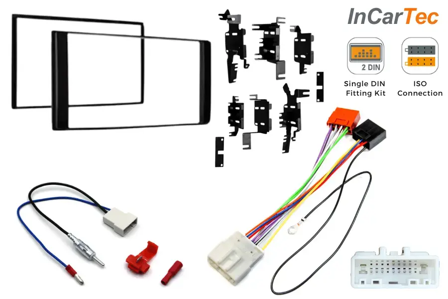 null Nissan Juke (2010-2014) Double DIN stereo upgrade fitting kit (WITHOUT STEERING CONTROLS)