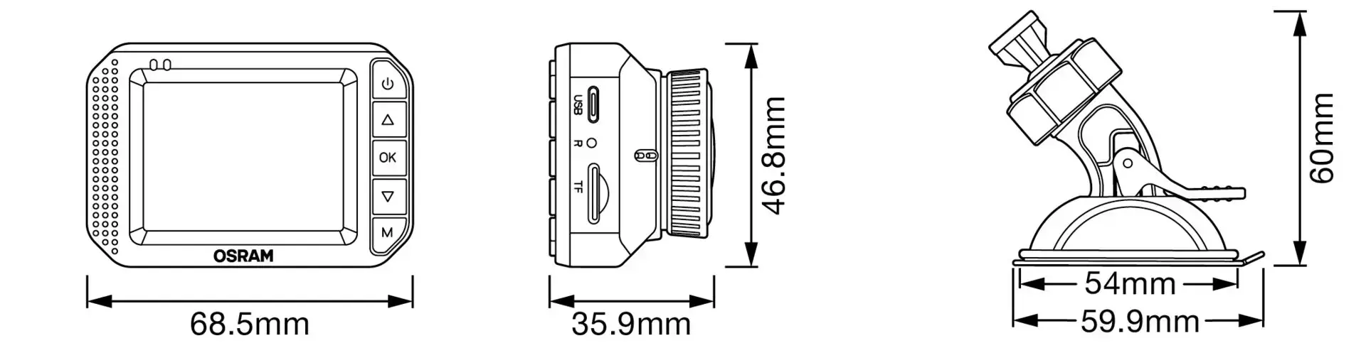 Osram ROADsight 1500 Dash Camera