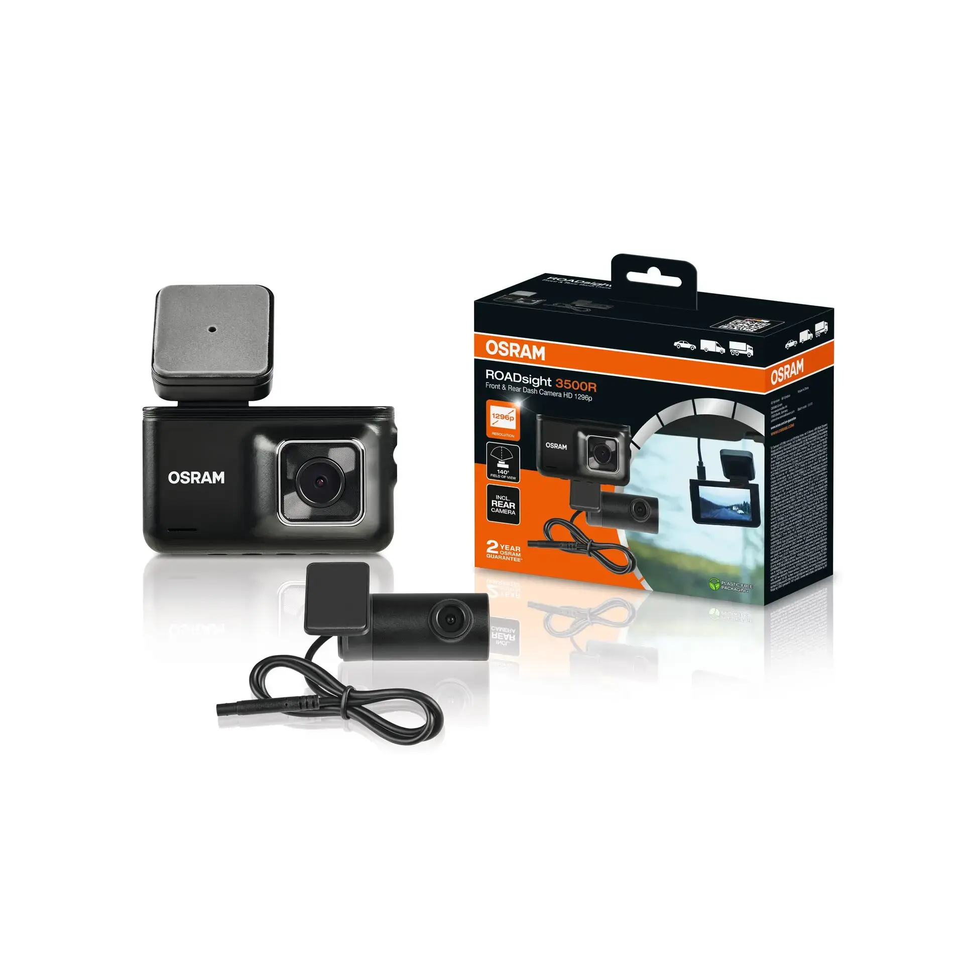 Osram ROADsight 3500R Dash Camera & Rear
