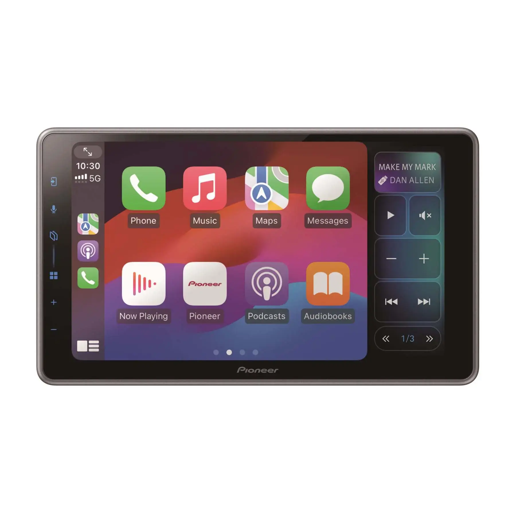 Pioneer SPH-DA97DAB-1D - 9.0” Single Din Floating Screen Bluetooth DAB Wireless Apple