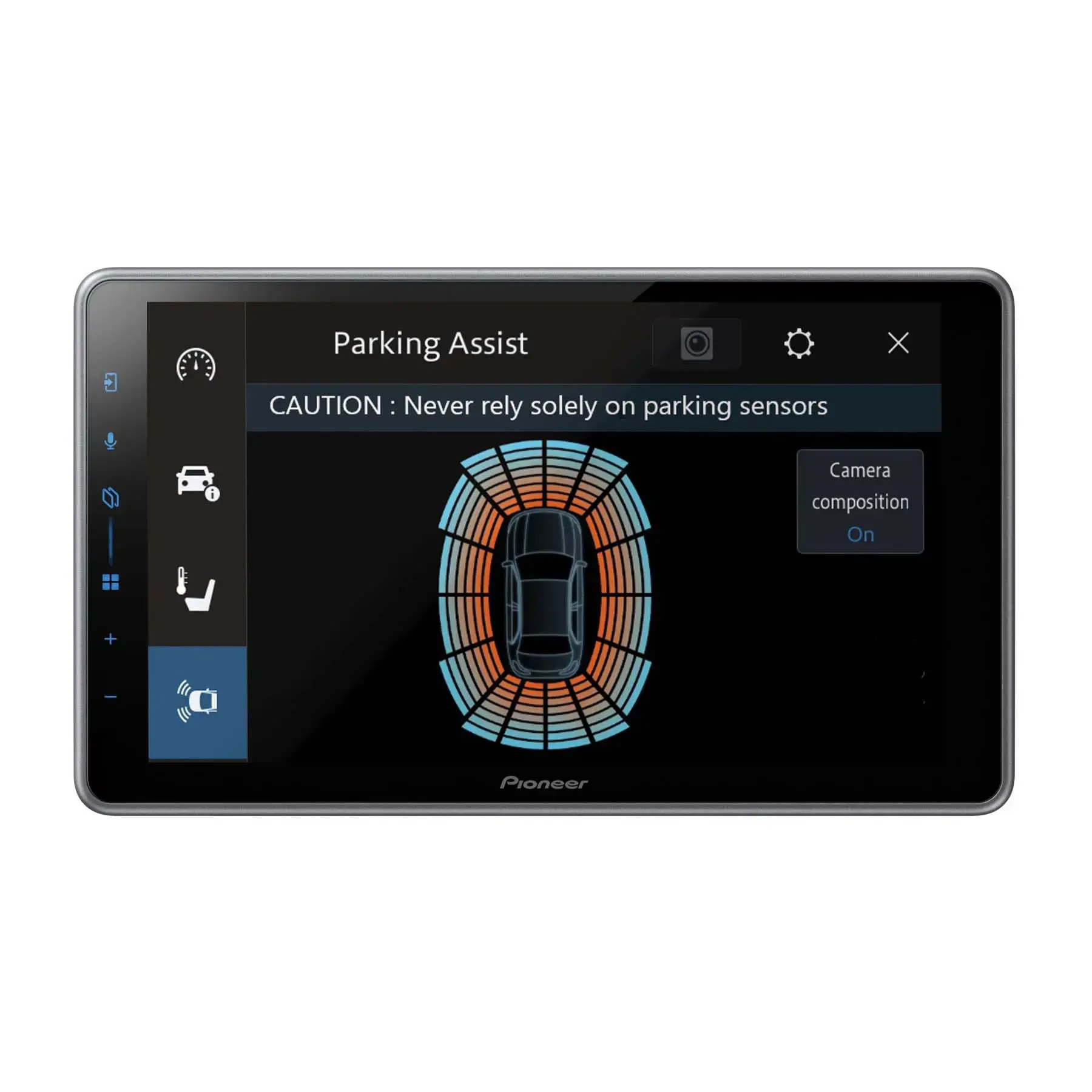 Pioneer SPH-DA97DAB-1D - 9.0” Single Din Floating Screen Bluetooth DAB Wireless Apple