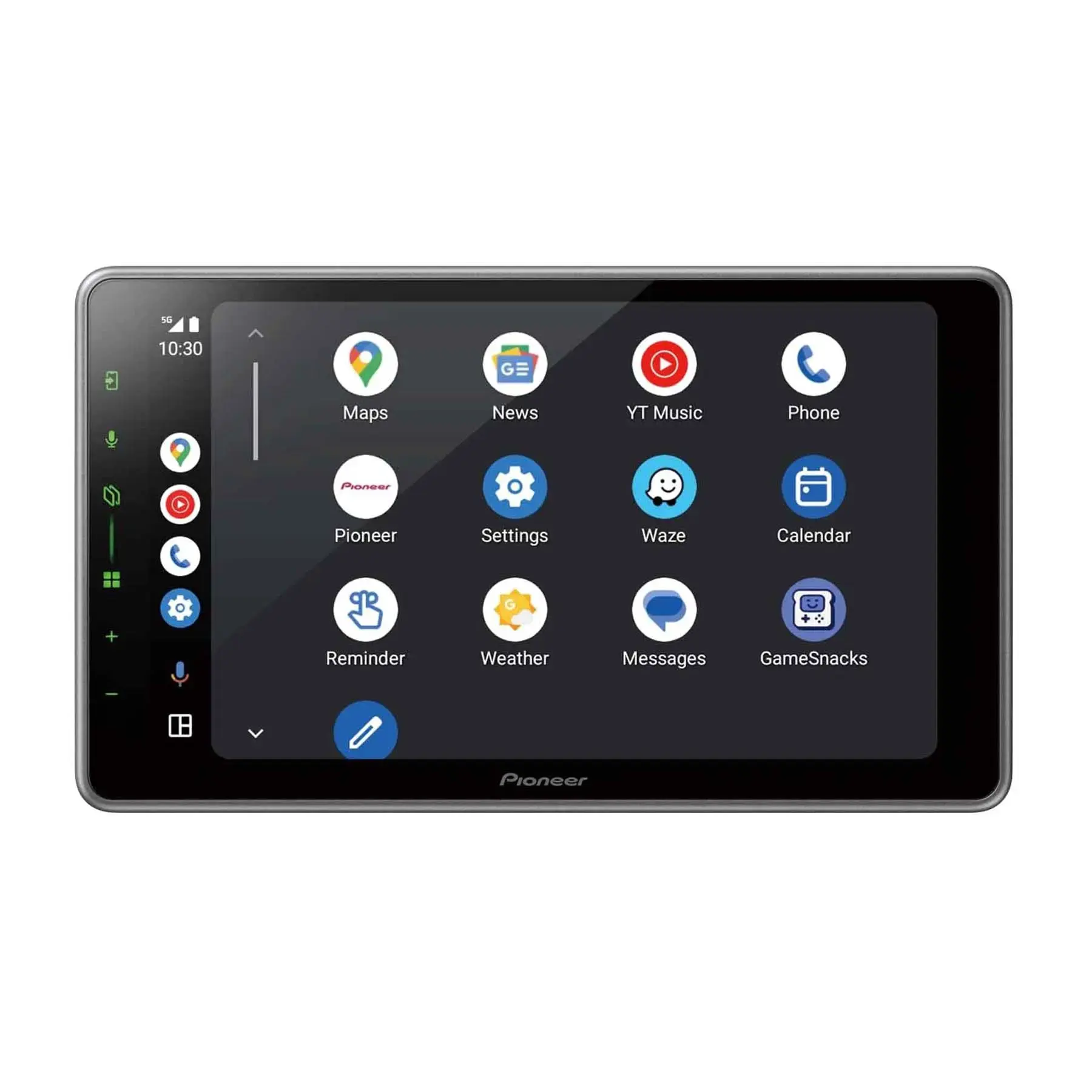 Pioneer SPH-DA97DAB-1D - 9.0” Single Din Floating Screen Bluetooth DAB Wireless Apple