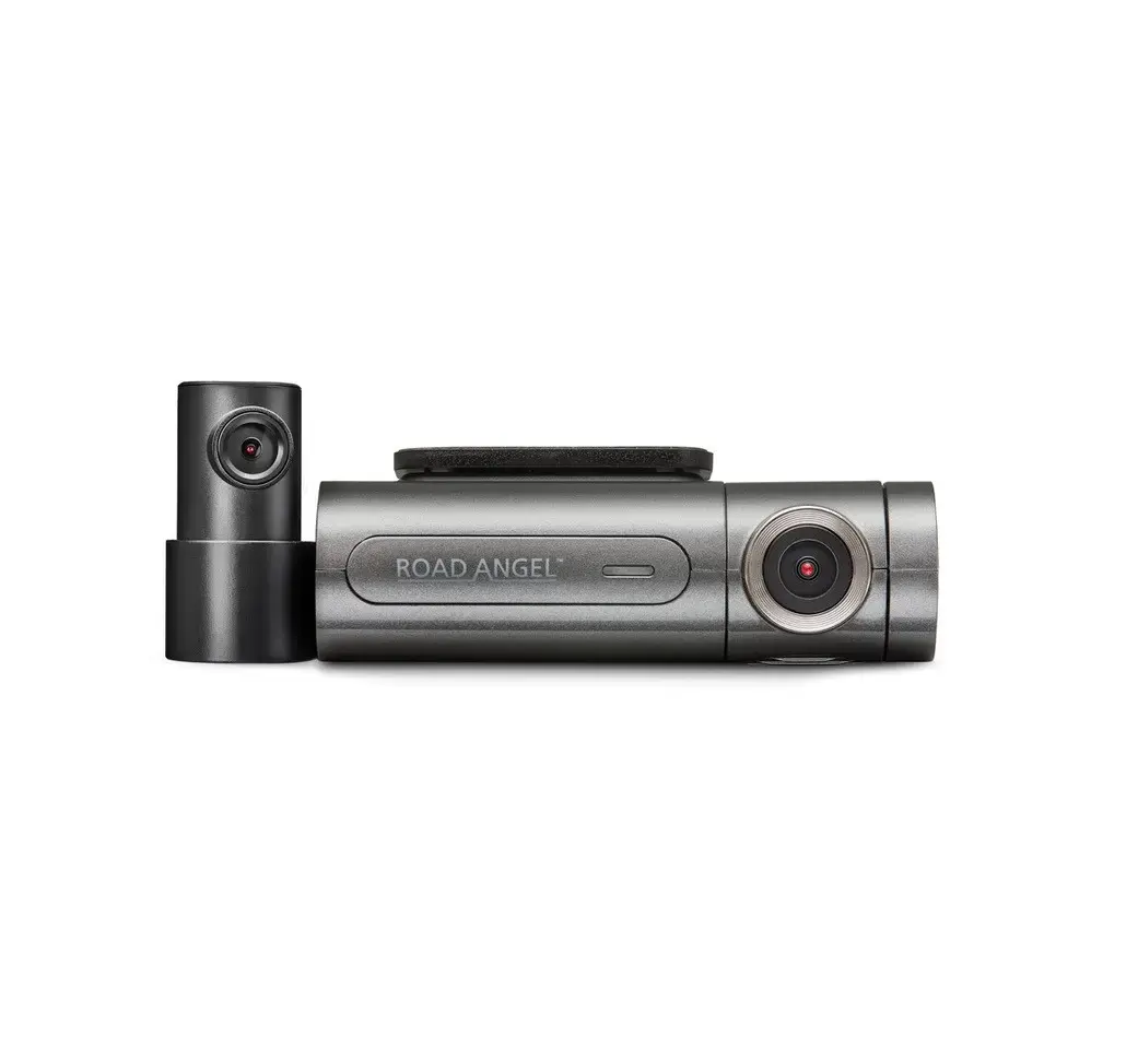 Road Angel Halo Pro Dual Dash Cam – 1080p + NEW HWK12VC2-ODB Hardwire Kit & 64GB SD