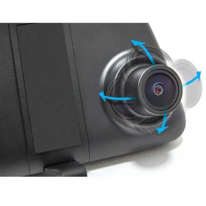 Road Angel Halo Vision 2 Mirror Dash Cam – 10” Touchscreen + Rear 1080p Cam with Hardwi