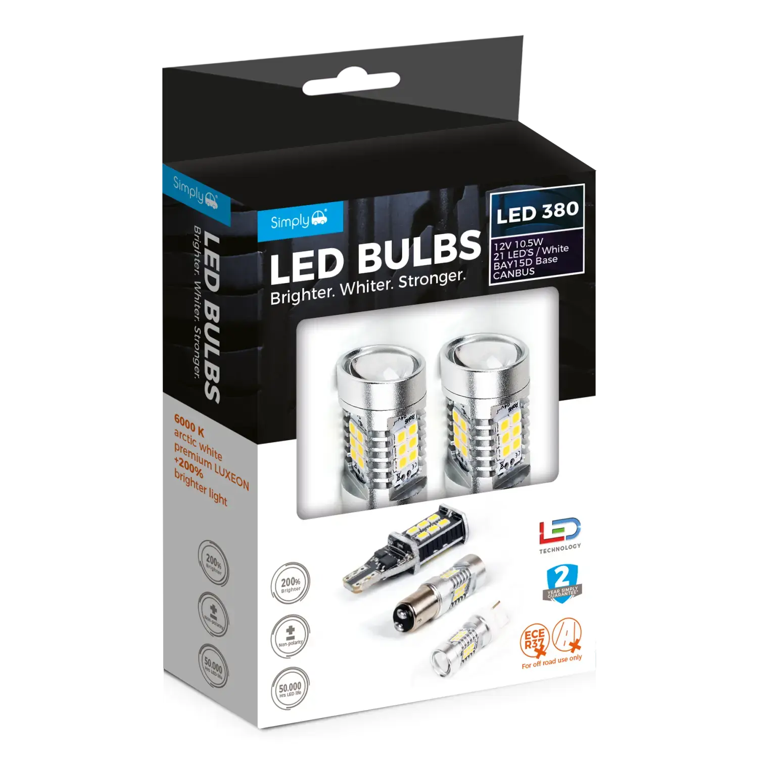 Simply SIMPLY 380 21LED WHITE TWIN PACK
