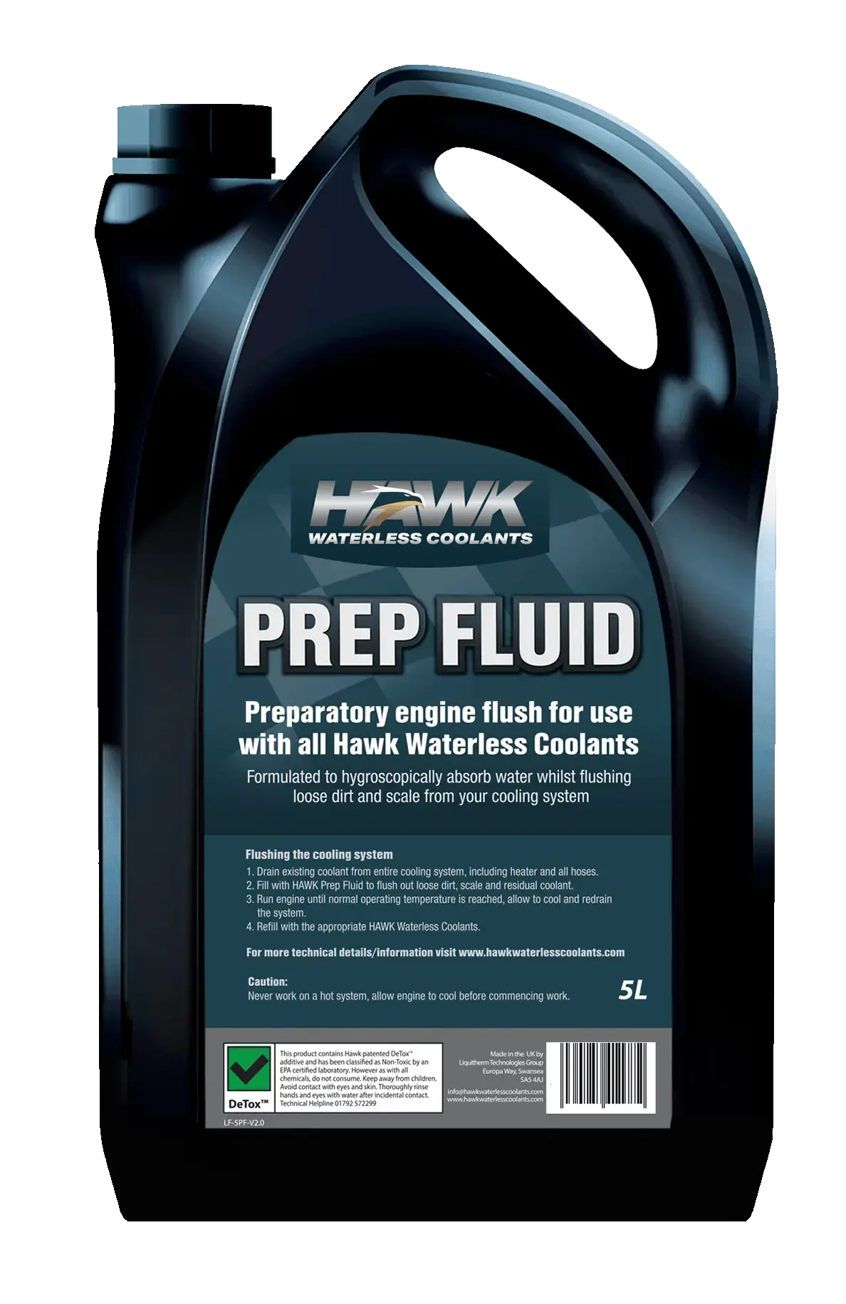 Evans Prep Fluid (Use Before Waterless Coolant) 5Ltr | Euro Car Parts