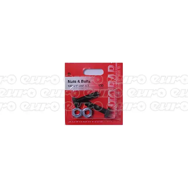 Autobar Nuts & Bolts 1/4 x 1 unf