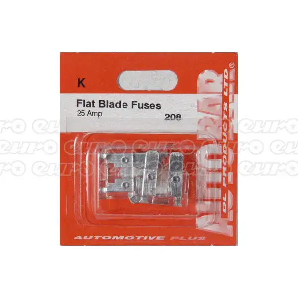 null Flat Blade Fuses 25 Amp