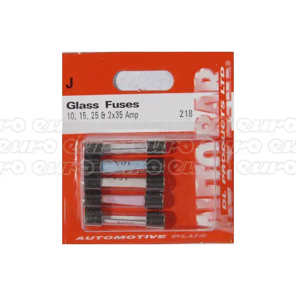 null Glass Fuses 10,15,25 & 35 Amp