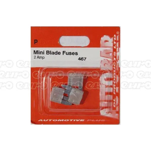 null Mini Blade Fuses (pk 30) 2 Amp