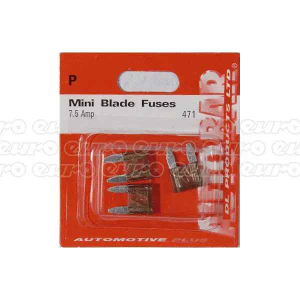 null Mini Blade Fuses - 7.5 Amp