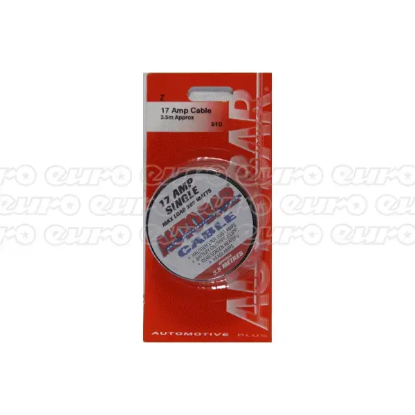 null 17 Amp Cable - 3.5m App. White
