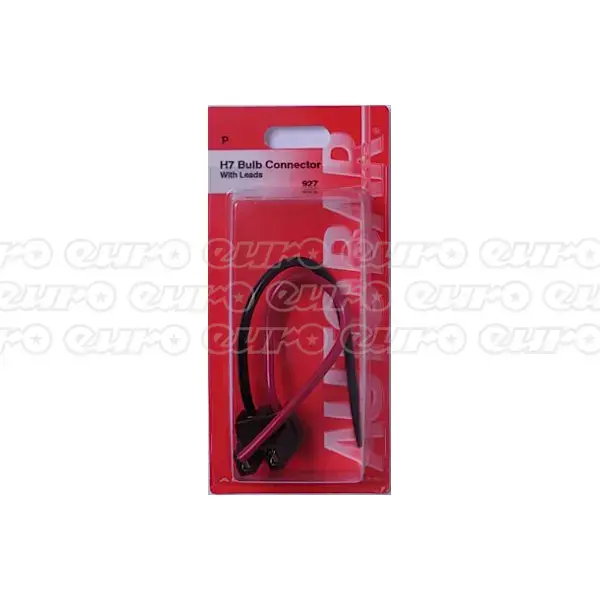 null H7 Bulb Holder with straight wires