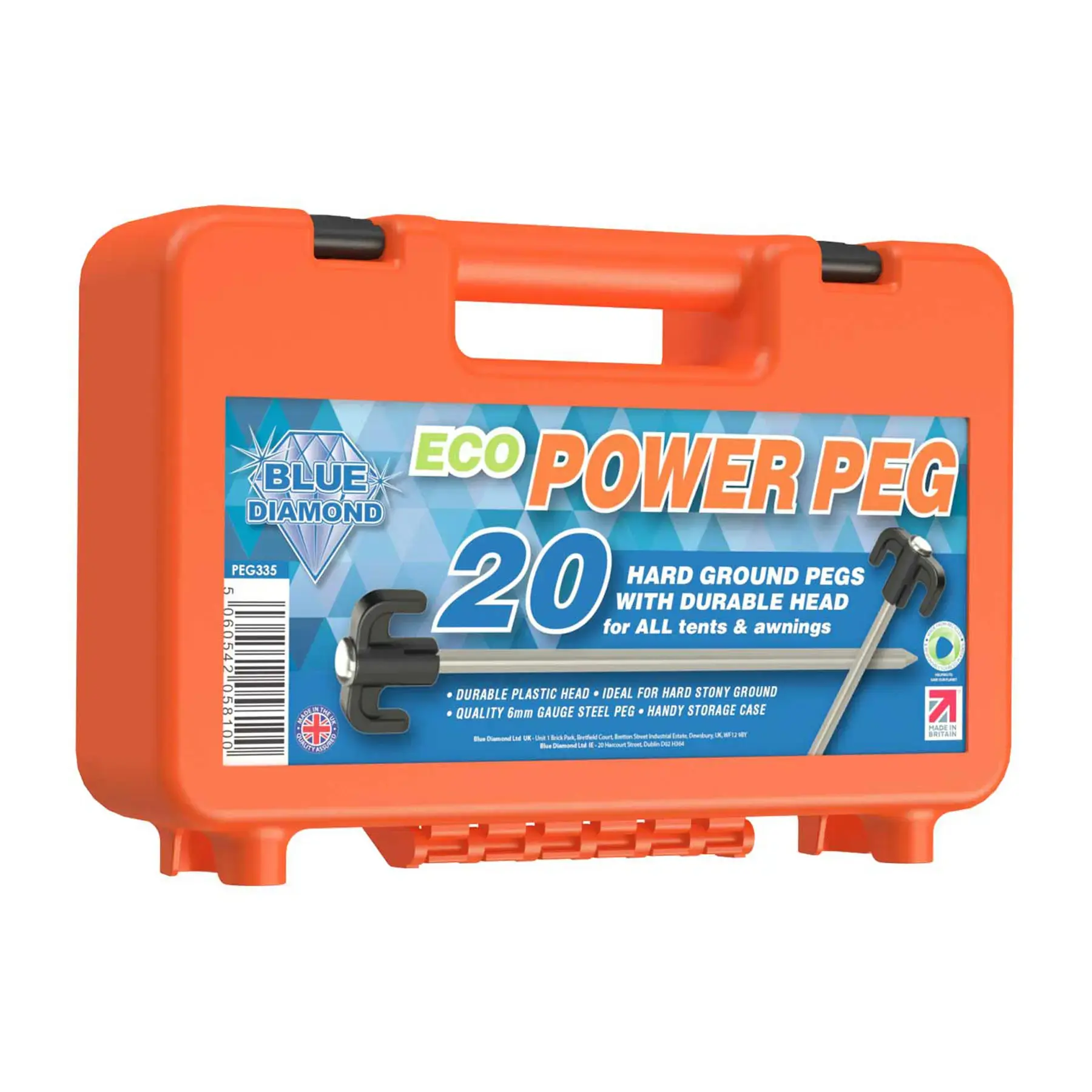 Blue Diamond Eco Power Tent Pegs Case Of 20