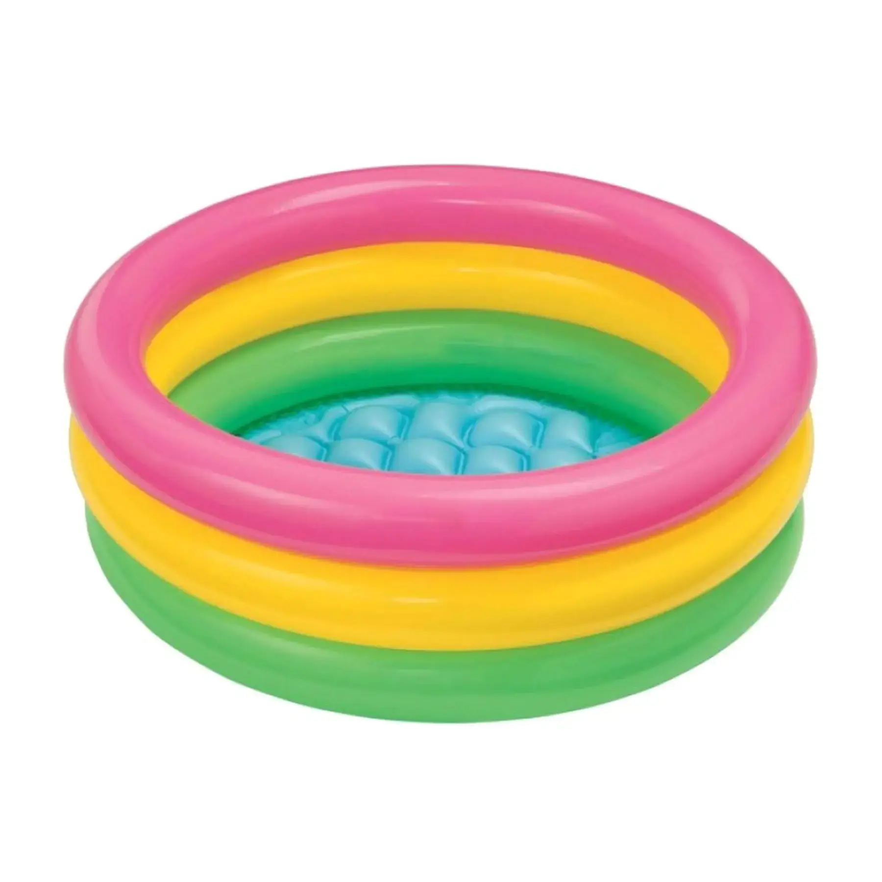 Intex Leisure 24" Sunset Glow Baby Pool, Pink-Yellow-Green 57107NP
