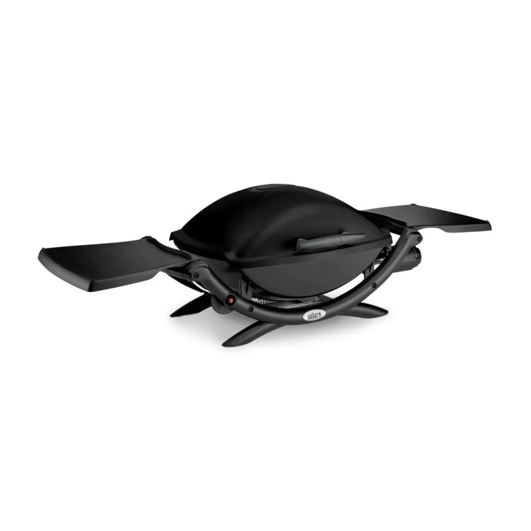Weber Q2000 Gas Barbecue (54 x 39 cm) Black, with Stand & Foldable Side Tables