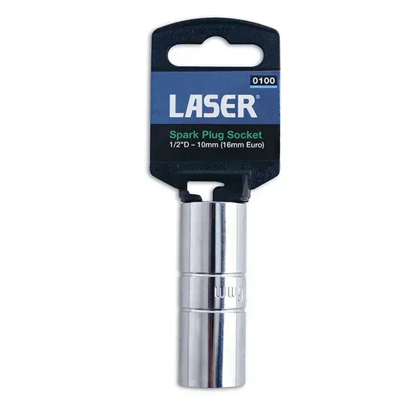 Laser 0100 Spark Plug Socket 1/2"D 16mm